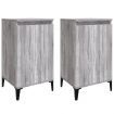 Bedside Cabinets 2 pcs Grey Sonoma 40x35x70 cm Engineered Wood