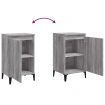 Bedside Cabinets 2 pcs Grey Sonoma 40x35x70 cm Engineered Wood