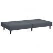 2 Piece Sofa Set Dark Grey Velvet