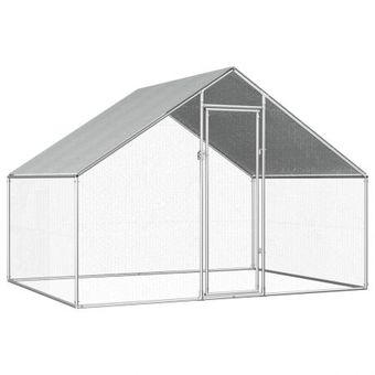 Chicken Coop Run Pen Cage Hen Chook House Fence Enclosure Poultry Mesh ...