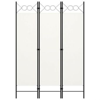 4-Panel Room Divider Privacy Folding Screen White 160 x 180 cm | Crazy ...