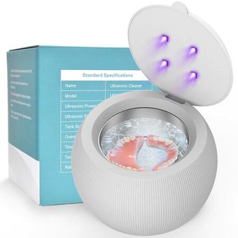 ACWOO 190ml Ultrasone Reiniger Voor Kunstgebitten, Houder