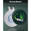 Golf Hat Clips Magnetic Golf Ball Marker Holders for Golf Hats Caps Pants Gloves Bags Visors Belts Nickel-Plated Alloy Clips for Metal Golf Ball Markers (Ball Marker Not Included)