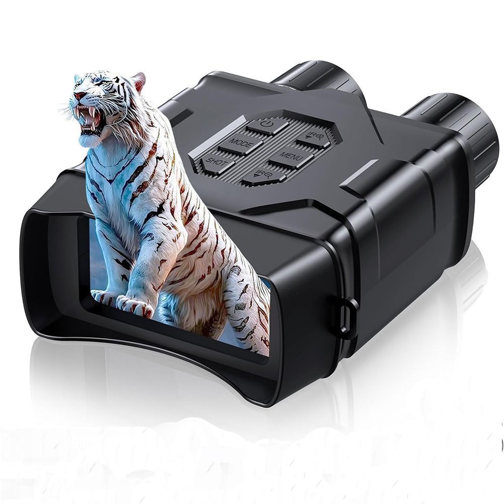 Night Vision Goggles 5K Infrared Binoculars 4inch Large Screen Night Vision Binoculars for Men, 10x Zoom Digital Night Vision with WiFi