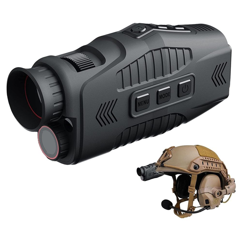 Night Vision Goggles, Portable R11 Infrared Digital Night Vision Monoculars for Hunting, 5X Digital Zoom 1080P Save Photo & Video Night Vision Scope Thermal Imaging Monocular for Outdoo