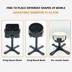 Adjustable Raised Dog Bowl Stand for Small, Medium & Large Dogs with Feeder Bowl