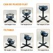 Adjustable Raised Dog Bowl Stand for Small, Medium & Large Dogs with Feeder Bowl