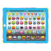 Kids Tablet Learning Pad Toddler Tablet with ABC Word Song Music Number Electronic Interactive Toy for Educational Preschool Boys and Girls 3 4 5 Years Old, Blue