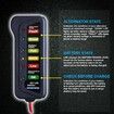 12V Car Battery Alternator Tester, Test Battery Condition and Alternator Charging, LED Indication