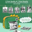 2.4K Green Kids Instant Print Camera with 32GB Card and Print Paper Fun DIY Gift for Kids Ideal Birthday Gift