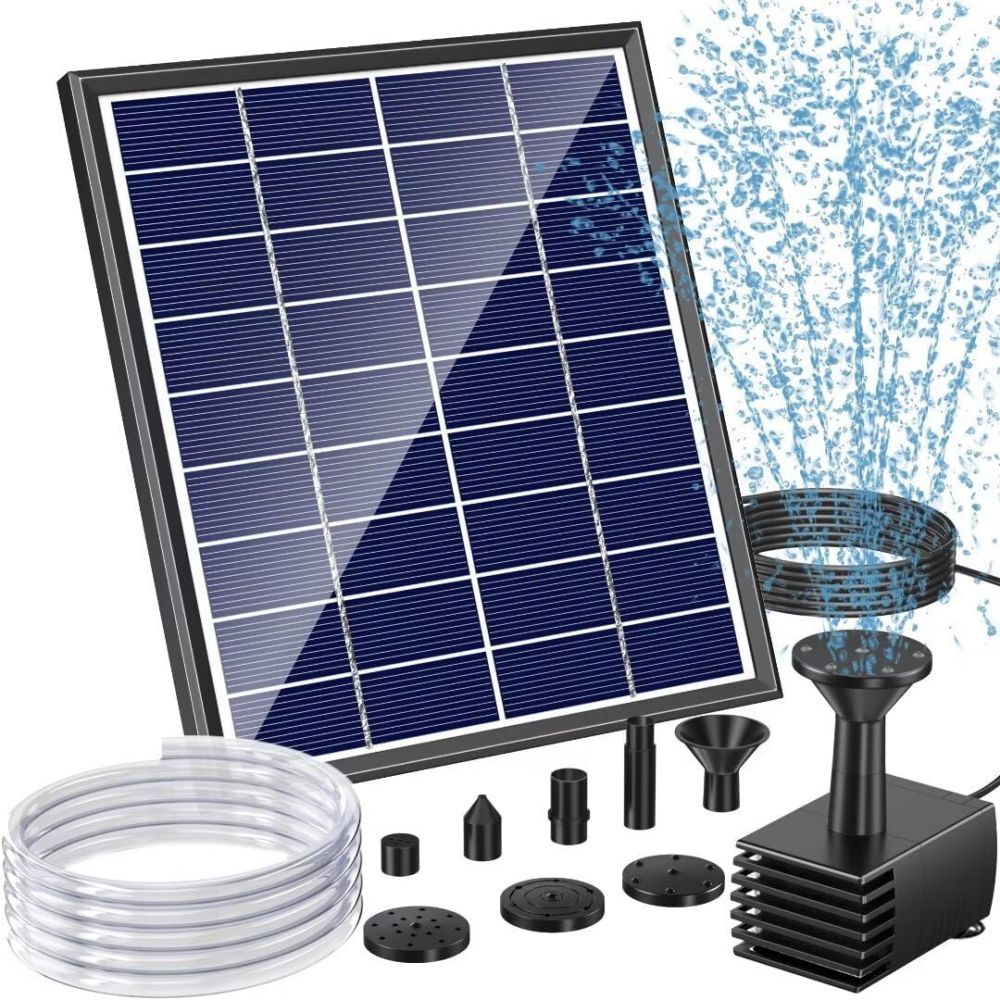 Oxigenador Solar Para Estanque – Bomba De Aire Flotante Con Panel Solar – Para Peces, Estanques Y Tanques (0.8L/min, IP64)