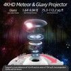 Galaxy Projector 13 in 1 Meteor HD Planetarium Star Projector 360 Degree Rotating Extra-Large Area,Timed Starry Night Light for Bedroom Ceiling Home Theater