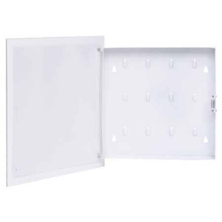 Key Box with Magnetic Board White 35x35x4cm