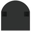 Wall Mirror Black 90x40 cm Oval