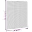 Magnetic Insect Screen for Windows White 100x120 cm