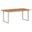 Dining Table 180x90x76 cm Solid Acacia Wood