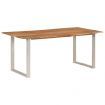 Dining Table 180x90x76 cm Solid Acacia Wood