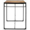 Bar Table 175x90x110 cm Solid Rough Wood Mango