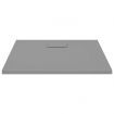 Shower Base Tray SMC Grey 90x90 cm