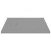 Shower Base Tray SMC Grey 90x90 cm