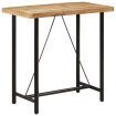 Bar Table 110x55x107 cm Solid Wood Mango and Iron