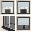 Extendable Insect Screen for Windows White (100-193)x75 cm