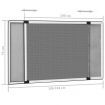 Extendable Insect Screen for Windows White (100-193)x75 cm