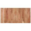 Dining Table Black 140x70x76 cm Solid Wood Acacia