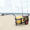 Fishing Trolley Black Steel