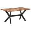 Dining Table 160x80x75 cm Solid Wood with Honey Finish