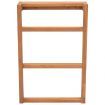 Towel Racks 2 pcs Solid Teak Wood