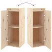 TV Cabinets 4 pcs Solid Wood Pine