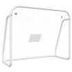 Football Goal with Net White 125x96x60 cm Steel&Polyester