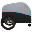 Bike Trailer Black and Blue 45 kg Iron