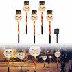 5-in-1 Solar Christmas Snowman Light Garden Stake Lights For Patio, Yard, Garden, Walkway, Lawn Outdoor Christmas Decoration