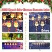 5-in-1 Solar Christmas Santa Light Garden Stake Lights For Patio, Yard, Garden, Walkway, Lawn Outdoor Christmas Decoration