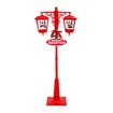 188cm Christmas LED Lights Post Street Xmas Decoration Snowing Music Ornaments Outdoor 2 Head Lamp Path Garden Security Pole Pillar Lantern Driveway