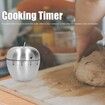 Stainless Steel Kitchen Apple Timer Visual Countdown For Cooking And Baking