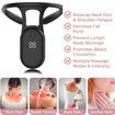 Soothing Neck Instrument, Lymphatic Drainage Device for Neck, Portable Neck Lymphatic Massager, Body Shaping Pose Reminder for Correct Posture, Relief Massage Device for Boy Girl Men Women, Black