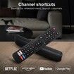 Universal Remote for All Hisense TV Remote, Replacement Control EN2A27 for Hisense Smart TV Remote, with Netflix