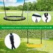 Outdoor Kids Swing Set Toys 5in1 Playset Basketball Hoop Football Goal Gate Climb Tree Saucer Child Backyard Playground Activity Centre Equipment