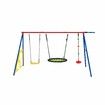 Outdoor Kids Swing Set Toys 5in1 Playset Basketball Hoop Football Goal Gate Climb Tree Saucer Child Backyard Playground Activity Centre Equipment