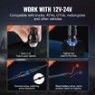 2 PCS 4 FT Whip Light, APP & RF Remote Control Led Whip Light, Waterproof RGB Chasing Lighted Whips with 4 Flags, for UTVs, ATVs, Motorcycles, RZR, Can-am, Trucks, Off-road, Go-karts
