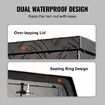 Trailer Tongue Box, Aluminum Alloy Diamond Plate Tongue Box Tool Chest, Heavy Duty Trailer Box Storage with Lock and Keys, Utility Trailer Tongue Box for Pickup Truck, RV, Trailer,33"x19"x18"