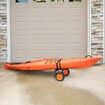 Foldable Kayak Cart Canoe Boat Carrier 250lbs Load with 10'' Solid Tires