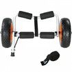 Foldable Kayak Cart Canoe Boat Carrier 250lbs Load with 10'' Solid Tires