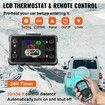 5KW Diesel Air Heater 10L Tank Diesel Heater 12V Diesel Parking Heater Muffler with LCD Thermostat and Remote Control for RV Bus Trailer Motor-home and Boats