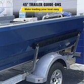 Boat Trailer Guide-ons 47" Rustproof Trailer Guides w/Carpet-padded Boards