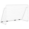 Football Goal with Net White 180x90x120 cm Steel
