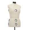 Adjustable Dress Form Female Cream M Size 40-46